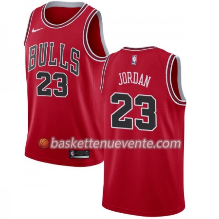 Maillot Basket Chicago Bulls Michael Jordan 23 Nike 2017-18 Rouge Swingman - Homme